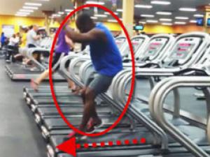 Thể thao - Cười thả ga với những màn "đùa giỡn" máy chạy bộ