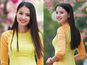 Bạn trẻ - Cuộc sống - Người đẹp Hoa anh đào du xuân trên phố Sài Gòn