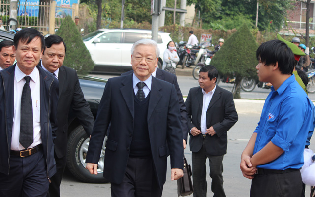 Tổng Bí thư, Thủ tướng viếng ông Nguyễn Bá Thanh