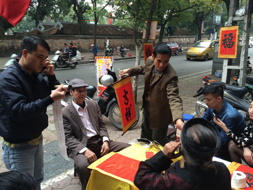 Tin tức trong ngày - "Phố ông đồ" thanh bình chiều cuối năm