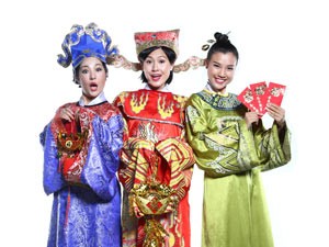 Phim - Thúy Nga, Kathy Uyên, Hoàng Oanh hóa &quot;Phúc, Lộc, Thọ&quot;