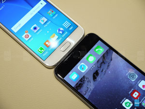 Samsung Galaxy S6 đọ dáng iPhone 6 Plus