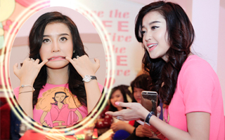 Người mẫu - Hoa hậu - Á hậu Huyền My “quậy tung trời” khi giao lưu cùng fan