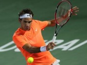 Thể thao - Hot shot Dubai: Federer trái 1 tay hảo hạng