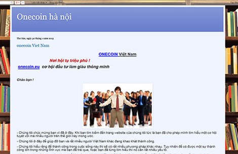 Tài chính - Bất động sản - Đổ nợ từ kinh doanh tiền ảo onecoin