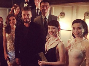 Ca nhạc - MTV - Hà Hồ, Tóc Tiên thích thú tham dự tiệc của David Beckham