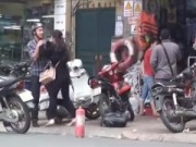 Khi phái yếu đánh, chửi người yêu giữa phố