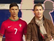 Bóng đá Tây Ban Nha - Điệu như Ronaldo: Chải keo vuốt tóc cho cả tượng sáp