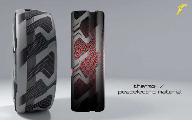 Ô tô - Xe máy - Kinh ngạc loại lốp chuyển nhiệt thành điện cho ô tô