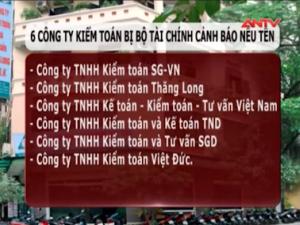 Video An ninh - 6 công ty kiểm toán bị Bộ Tài chính “sờ gáy”