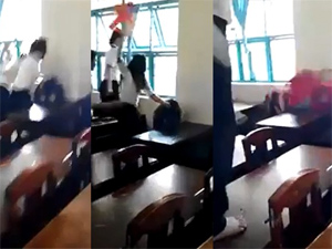 Bạn trẻ - Cuộc sống - Clip: Phụ huynh, học sinh "bày kế" khi bị đánh hội đồng