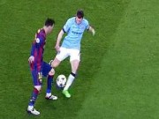 Bóng đá - Messi &quot;xâu kim&quot; tinh tế biến sao Man City thành gã hề