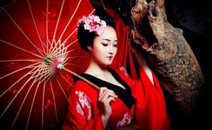 Bạn trẻ - Cuộc sống - Hot girl HV Ngoại giao hóa thân thành nàng geisha Nhật