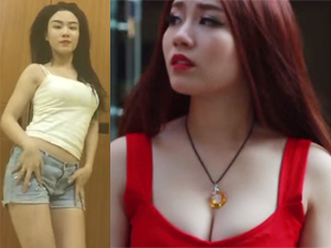 Bạn trẻ - Cuộc sống - Hot girl Linh Miu gợi cảm nhảy "Vũ điệu cồng chiêng"