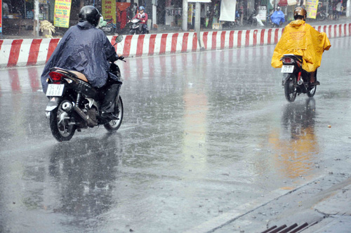 Tin tức trong ngày - Mưa “vàng” đổ xuống giữa Sài Gòn oi bức