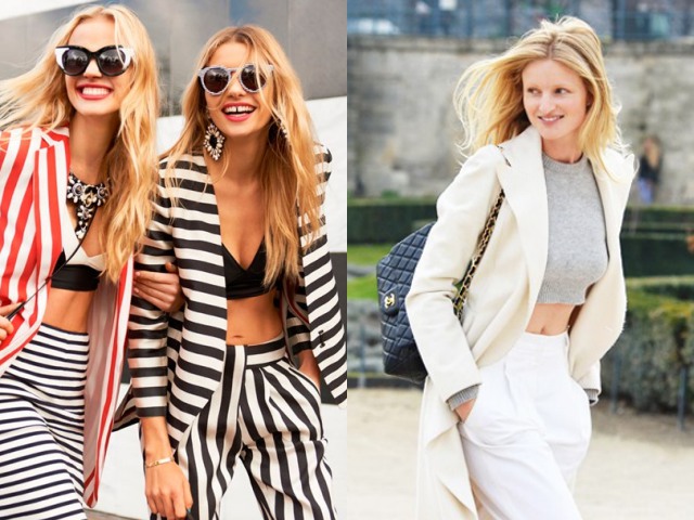 Thời trang - Mặc croptop đẹp ngay cả trong ngày lạnh