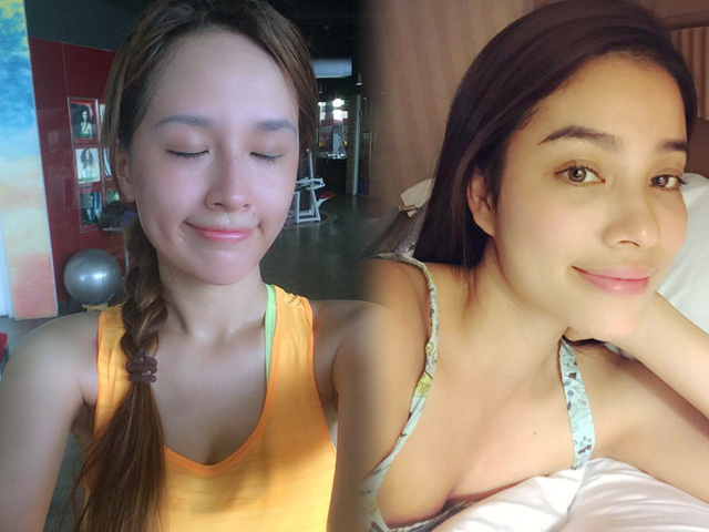 Làm đẹp - Khoảnh khắc mặt mộc cực đáng yêu của hoa, á hậu Việt