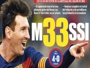 Bóng đá Tây Ban Nha - Chỉ cần chân trái, Messi lập hat-trick thứ 33 cho Barca