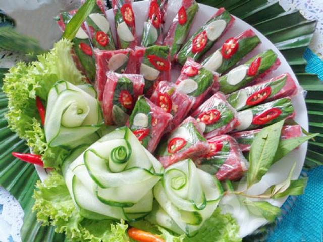 Ẩm thực - Tết này tự làm nem chua bò vừa ngon vừa sạch