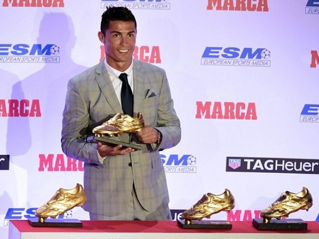 Bóng đá - Cuộc đua Chiếc giày vàng 2015/16: CR7, M10 "lép vế"