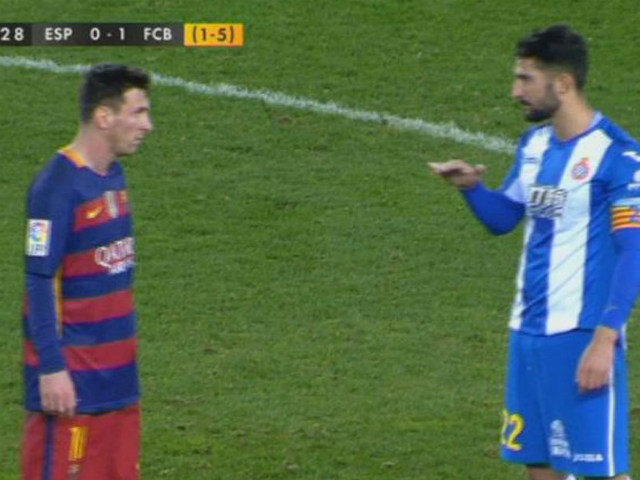 Video bóng đá hot - Đội trưởng Espanyol chửi Messi là "gã lùn"