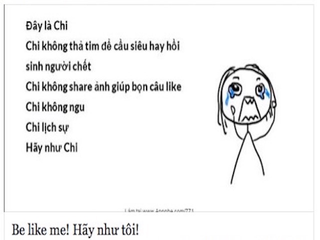 Công nghệ thông tin - Facebooker phát sốt với trào lưu "Hãy như tôi"