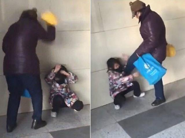 Thế giới - Video: Bà TQ đánh đập cháu tại nơi công cộng gây phẫn nộ
