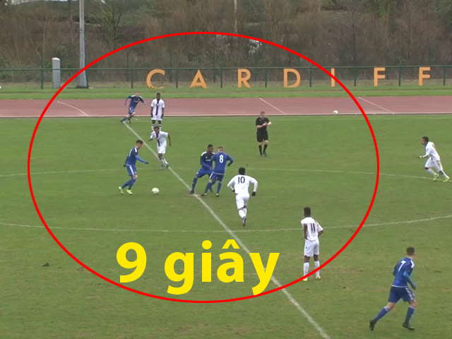 Bóng đá - 9 giây: Giao bóng, solo và ghi bàn