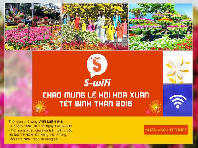 Công nghệ thông tin - Truy cập Wi-Fi miễn phí trong 29 ngày Xuân tại 6 thành phố lớn