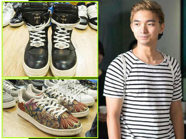 Chàng trai sở hữu 200 đôi giày hiệu 'khủng' ở Hà Nội