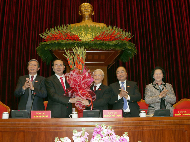 Tổng Bí thư Nguyễn Phú Trọng tái đắc cử