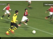 Video bóng đá hot - Shinji Kagawa solo ghi bàn trước... 30 cầu thủ nhí