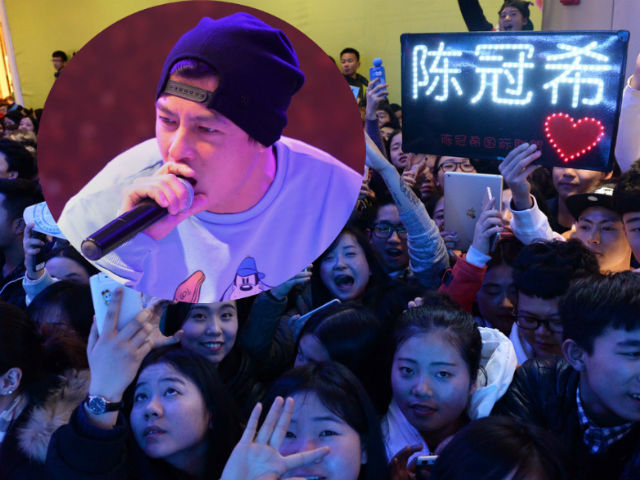 Hàng ngàn fan chen lấn xem Trần Quán Hy biểu diễn