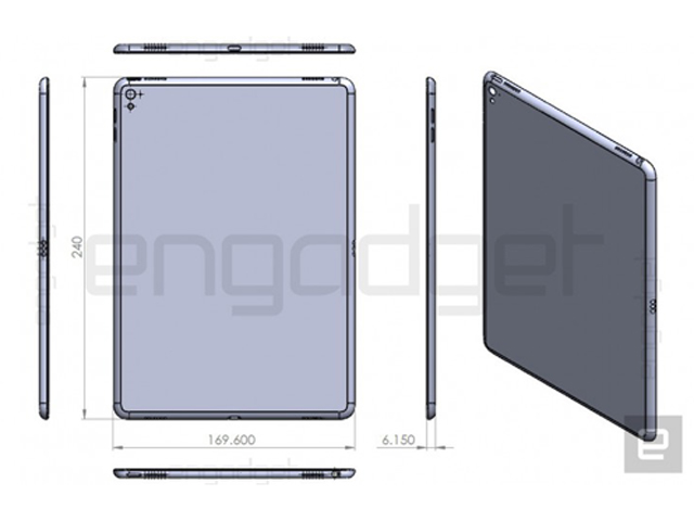 iPad Air 3 lộ thiết kế, dày hơn iPad Air 2