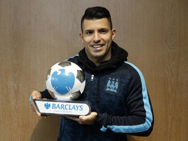 Bóng đá - Ghi 5 bàn, Aguero hay nhất NHA tháng 1