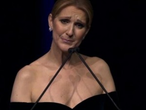 Celine Dion không ngừng rơi lệ trong đêm vinh danh chồng