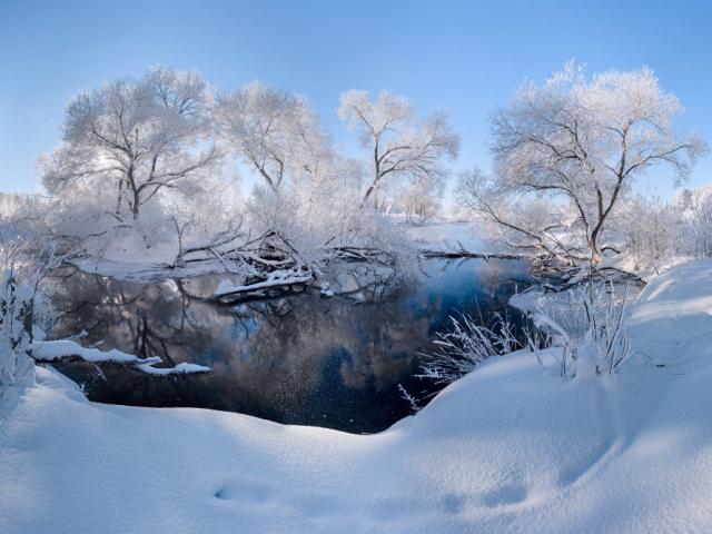 Du lịch - Ảnh: Cảnh tượng mùa đông đẹp như mơ ở Belarus