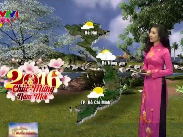Tin tức trong ngày - Dự báo thời tiết VTV ngày mùng 2 Tết: Thời tiết đẹp trên cả 3 miền