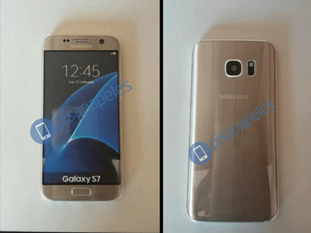 HOT: Ảnh thực tế Galaxy S7 màu vàng xuất hiện