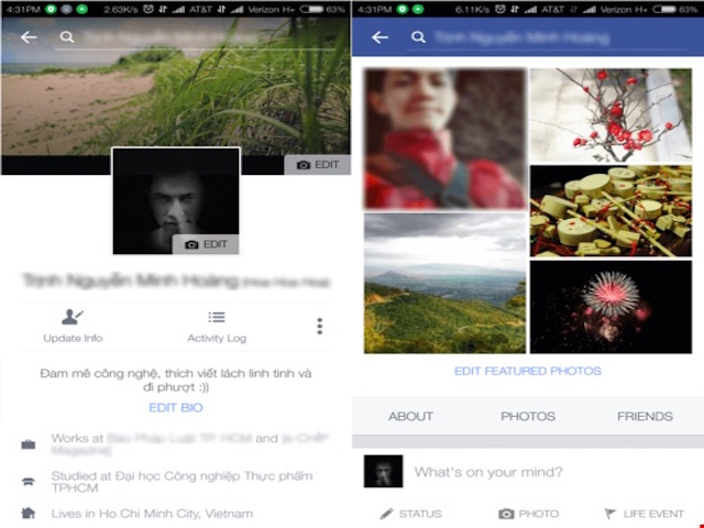 Công nghệ thông tin - Facebook bắt đầu đổi mới về giao diện