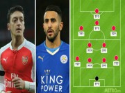 Bóng đá - Arsenal, Leicester thống trị &quot;Dream team&quot; của Henry