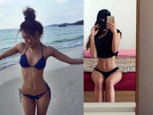 Thẩm mỹ viện - Bất ngờ với vòng eo 46 cm của hot girl Thái Lan