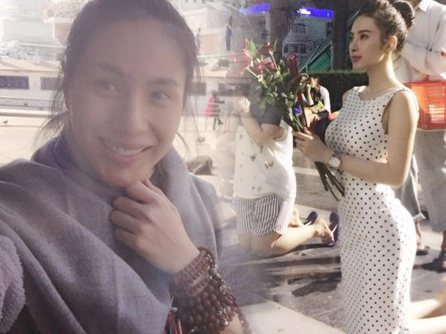 Bí quyết mặc đẹp - "Soi" gu thời trang đi lễ chùa của chân dài Việt