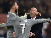 Bóng đá - Chắc vé tứ kết cúp C1, Zidane ngất ngây vì CR7