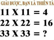 Giáo dục - du học - Hãy tìm ra quy luật của bài toán: Giải được, bạn là thiên tài