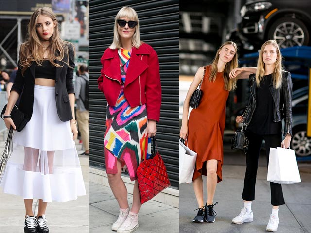Bí quyết mặc đẹp - Cách phối sneakers với mọi loại trang phục
