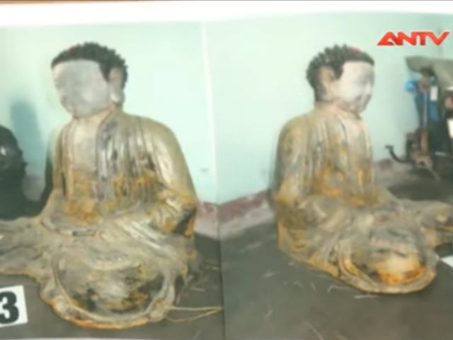 Video An ninh - Hai thanh niên táo tợn trộm tượng Phật đem bán