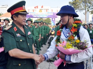 Tin tức trong ngày - TPHCM: 183 đảng viên lên đường nhập ngũ