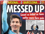 Bóng đá - Báo Anh: Arsenal cúi đầu trước “thiên tài” Messi