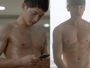 Phim - Song Joong Ki khoe body lấn lướt Bi Rain